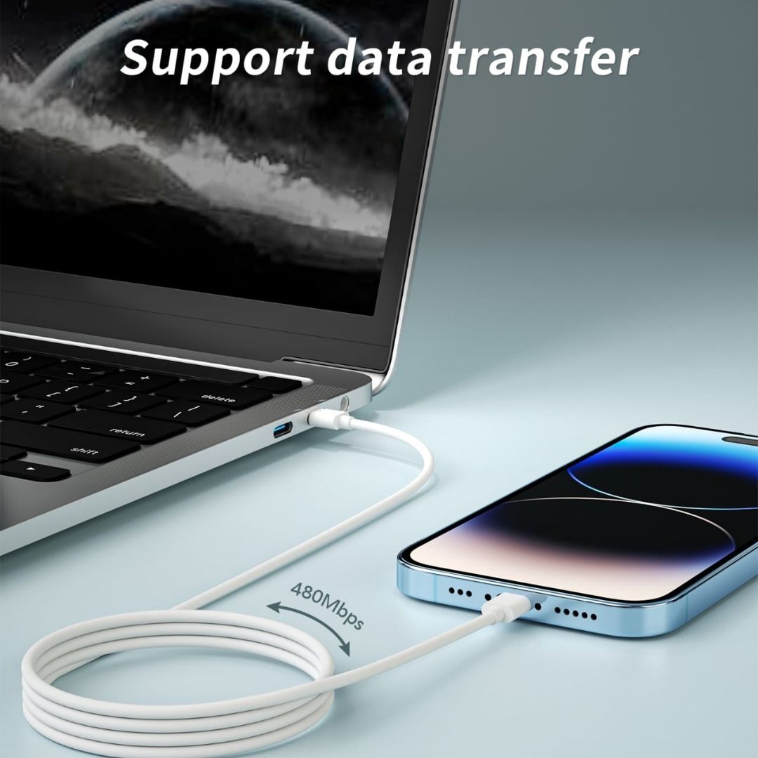 White Charging Cable - Fast Charging